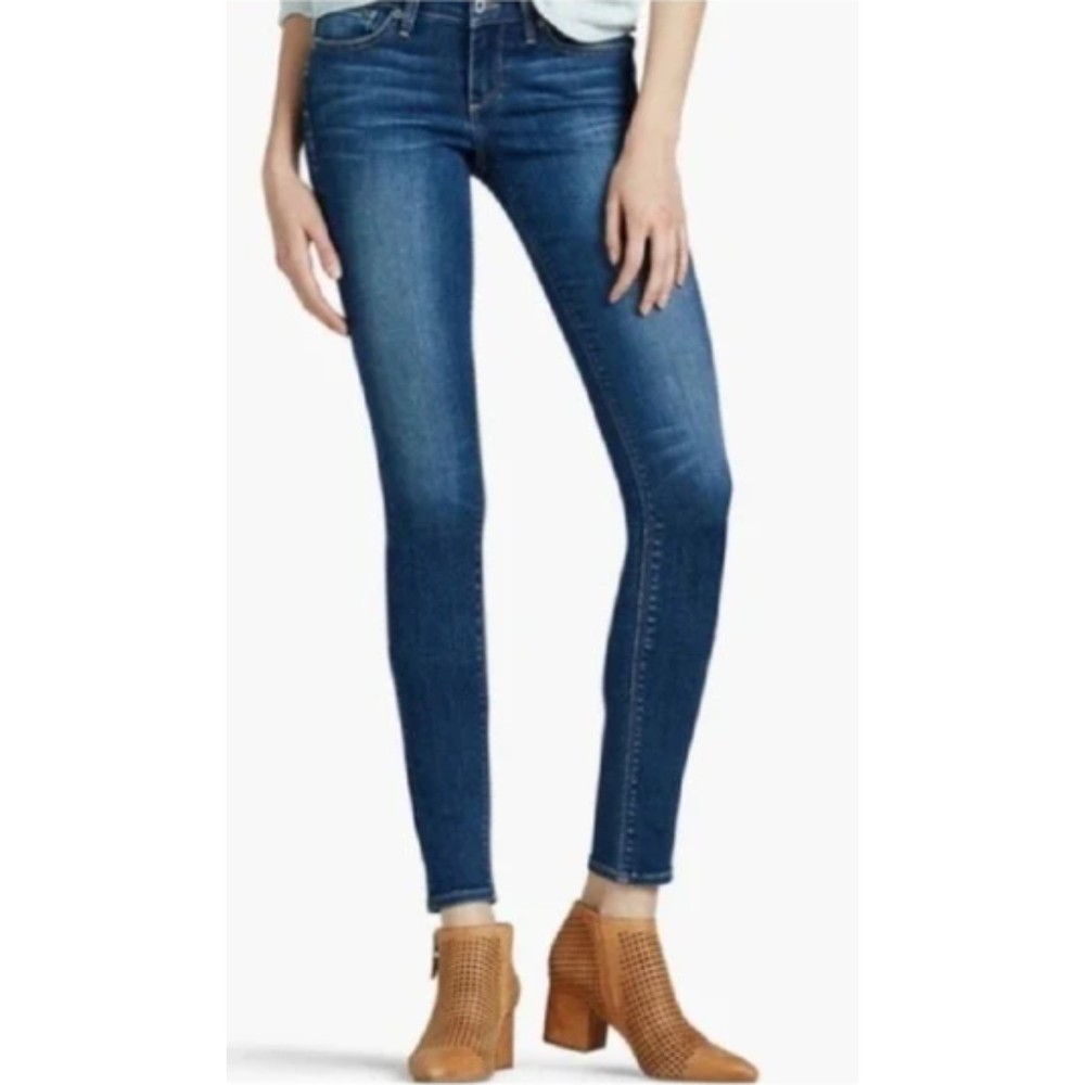 Lucky Brand Charlie Skinny Jeans Medium Wash Blue Denim Size 2/26